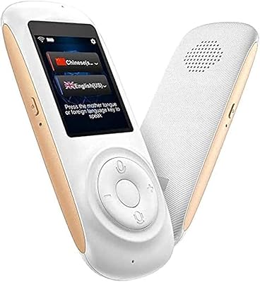 Language Translator Device, Portable Voice Translator,rt 70 Languages,WiFiHotspotTwo Way Instant Voice Translator 2.4 Inch Touch Sn,for Learning Travel Business Needed Efficency