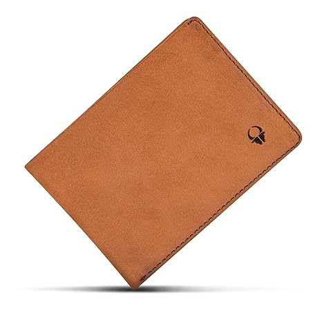 DONBOLSO Minimalist Leather Wallet for Men - Slim Wallet with RFID Blocking Protection - Pocket Wallet, Bill & Credit Card Holder - Best Wallet Gift for Men - Phoenix w/o Coin Pocket Vintage Brown
