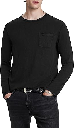 John Varvatos Men's Sid Long Sleeve Tee